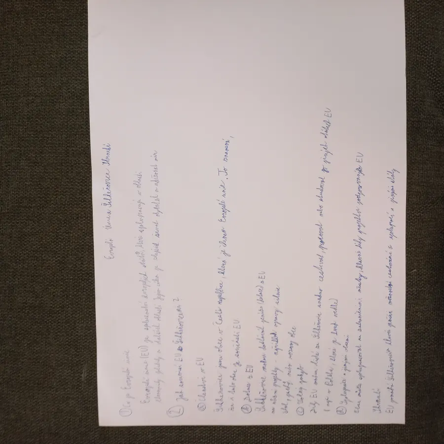 EU v Šilheřovicích shrnutí